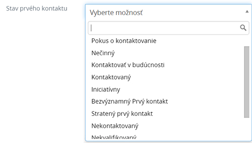 stav prveho kontaktu
