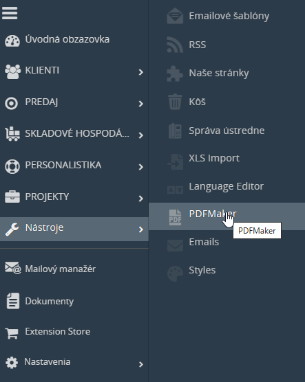 PDF Maker doplnok