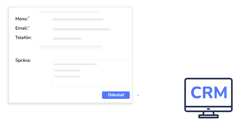 CRM Marketing - Webové formuláre