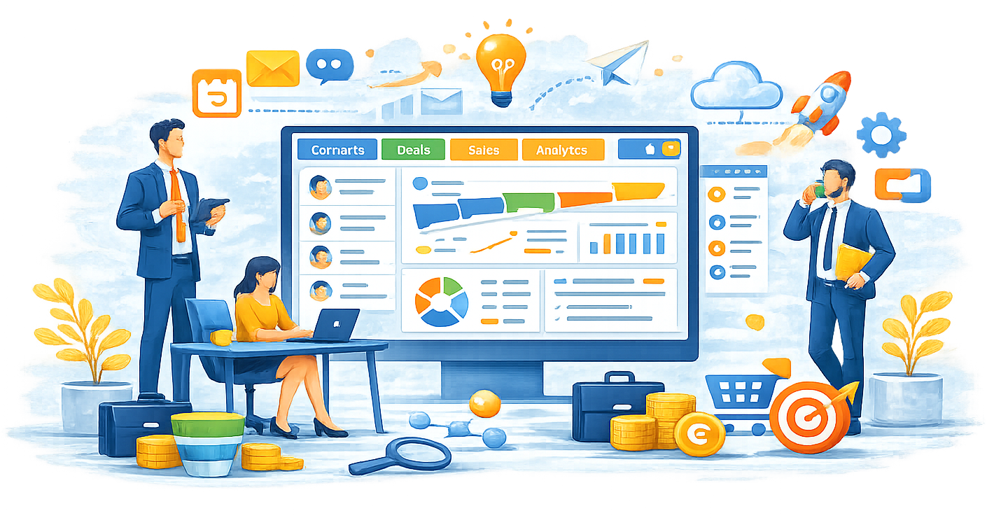 CRM systém pre malé firmy – jednoduché a prehľadné riadenie zákazníkov a predaja